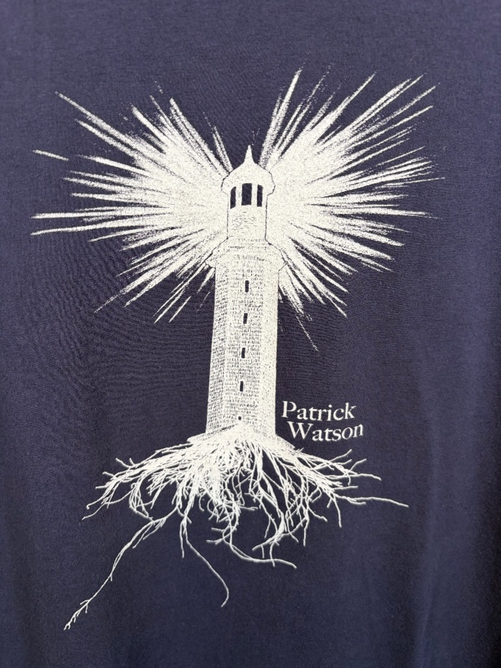 Patrick Watson American Apparel Graphic Band T-Shirt Made in USA Navy L